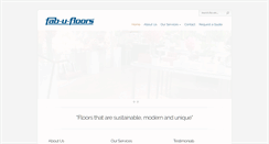 Desktop Screenshot of fab-u-floors.com